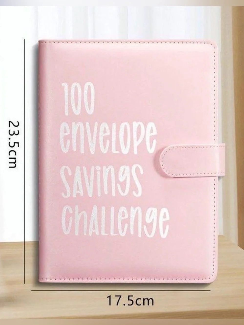 100 Envelope Savings Challenge Pink Budget Planner
